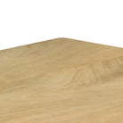Massief Mangohout Eettafel en Bureau met Elegant Ontwerp - Eettafels