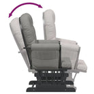 Massief Rubberwood Schommelstoel met Footrest voor Ontspanning en Voeden - Schommelstoelen