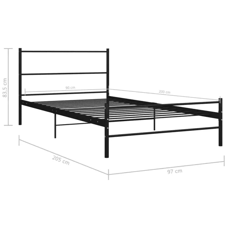Metaal bedframe voor een elegante en stevige slaapkamer uitstraling - Bedden & bedframes
