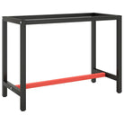 Metaal Werkbankframe met voorgeboorde gaten voor jouw werkruimte - 110 x 50 x 79 cm / 1 / Met 1 stang - Tafelpoten