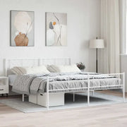 Metalen bedframe met extra opbergruimte en stevige metalen latten - Bedden & bedframes