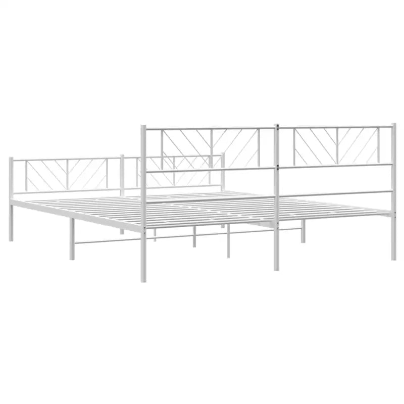 Metalen bedframe met extra opbergruimte en stevige metalen latten - Bedden & bedframes