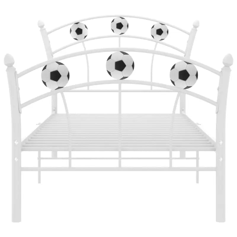 Metalen bedframe met voetbaldesign voor een heerlijke nachtrust - Bedden & bedframes