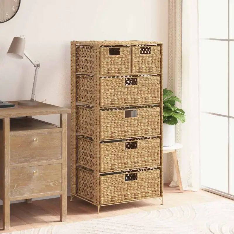 Metalen Frame Opbergkast met 6 Lades en Afmetingen Mand - 47 x 37 x 100 cm / 1 - Opbergkasten & lockerkasten