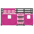Metalen stapelbed in massief grenenhout voor compacte slaapkamers - Bedden & bedframes