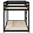 Metalen stapelbed in massief grenenhout voor kinderen jonger - Bedden & bedframes