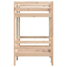 Metalen stapelbed met massief grenenhout voor compacte slaapkamers - Bedden & bedframes