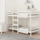 Metalen stapelbed van massief grenenhout met levering bevat - Bedden & bedframes