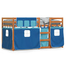 Metalen stapelbed van massief grenenhout voor een compacte kamer - Bedden & bedframes