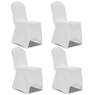 Meubelhoezen levering bevat stretch stoelhoes voor speciale gelegenheden - Wit / 4 - Meubelhoezen