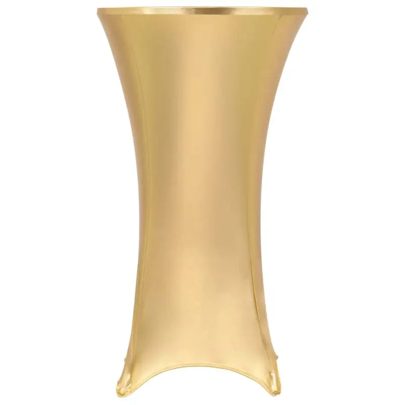 Meubelhoezen voor statafel levering bevat stretchstof met 10% spandex - Goud / 80 cm / 2 - Meubelhoezen
