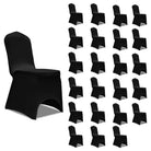 Meubelhoezen voor verschillende soorten stoelen inclusief levering bevat - Zwart / 24 - Meubelhoezen