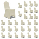 Meubelhoezen voor verschillende soorten stoelen inclusief levering bevat - Crème / 30 - Meubelhoezen