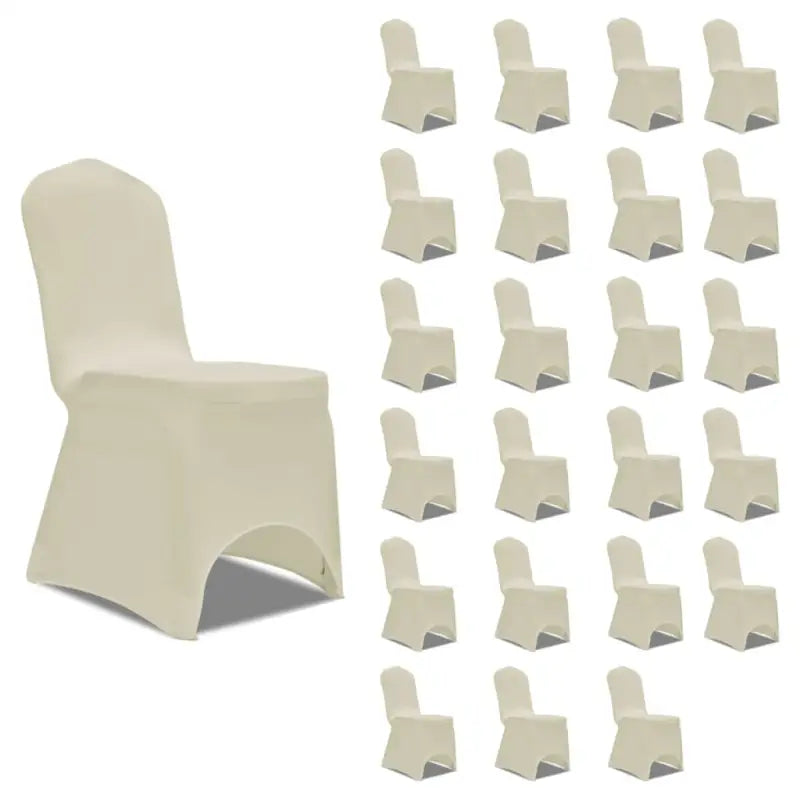 Meubelhoezen voor verschillende soorten stoelen inclusief levering bevat - Crème / 24 - Meubelhoezen