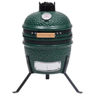 Mini keramische Kamado-grill met ingebouwde thermometer voor grillen en roken - Barbecues