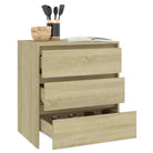 Minimalistisch dressoir van bewerkt hout met praktische opbergruimte - Dressoirs & buffetkasten