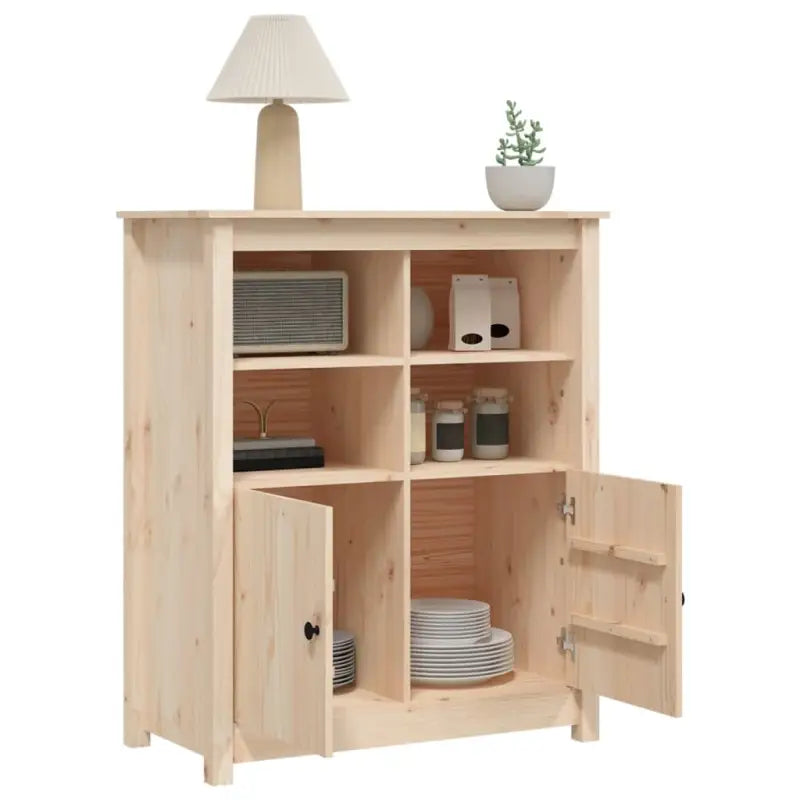 Minimalistisch dressoir van massief grenenhout voor natuurlijk interieur - Dressoirs & buffetkasten