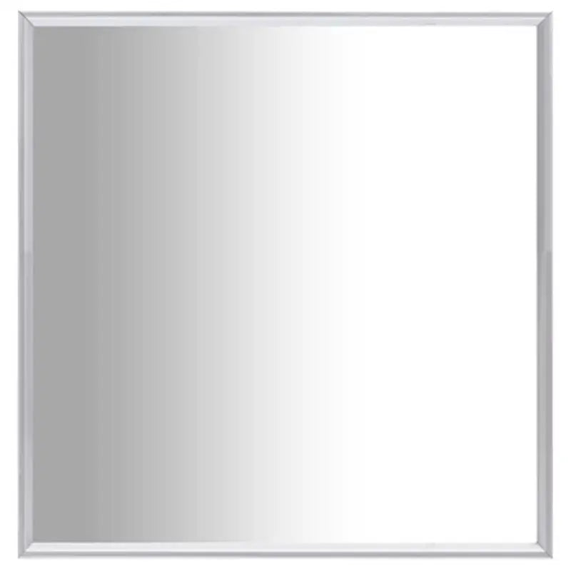 Minimalistische spiegel met glas en PVC-frame voor thuisdecoratie - Zilver / 60 x 60 cm / 1 - Spiegels