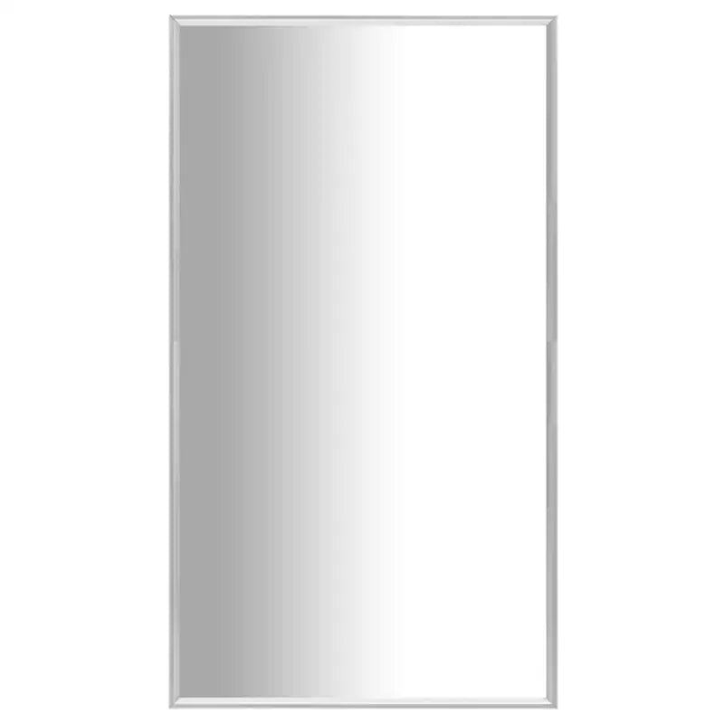 Minimalistische spiegel met glas en PVC-frame voor thuisdecoratie - Zilver / 80 x 60 cm / 1 - Spiegels