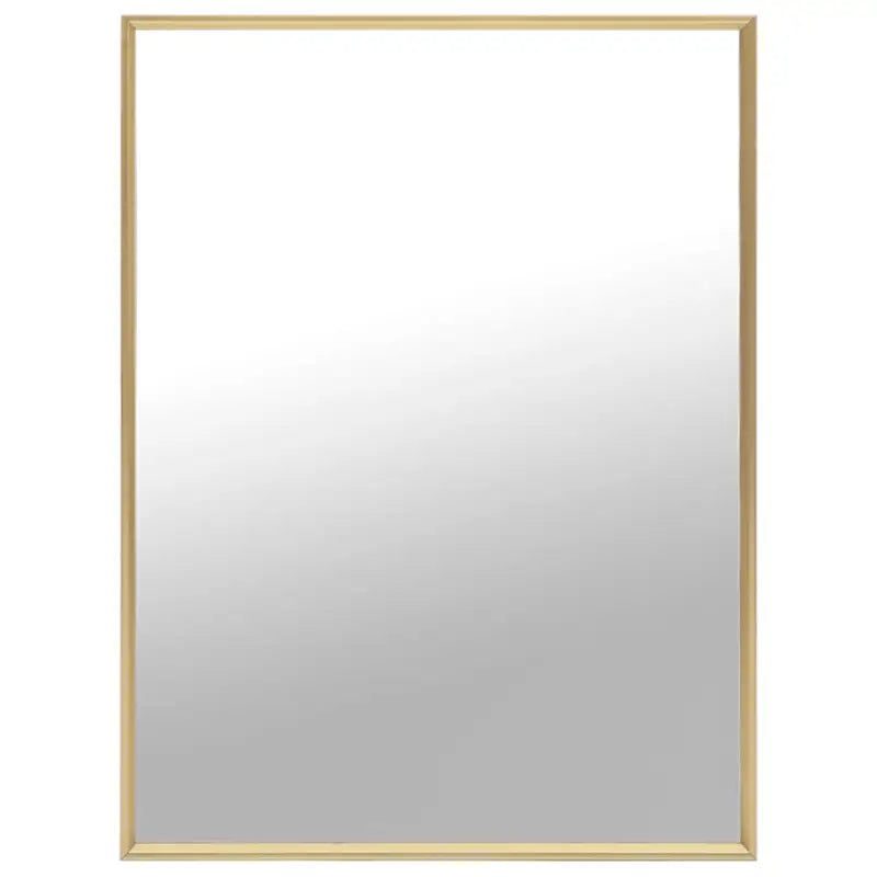 Minimalistische spiegel met glas en PVC-frame voor thuisdecoratie - Goud / 80 x 60 cm / 1 - Spiegels