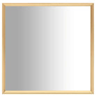Minimalistische spiegel met glas en PVC-frame voor thuisdecoratie - Goud / 40 x 40 cm / 1 - Spiegels