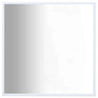 Minimalistische spiegel met glas en PVC-frame voor thuisdecoratie - Wit / 60 x 60 cm / 1 - Spiegels