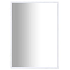 Minimalistische spiegel met glas en PVC-frame voor thuisdecoratie - Wit / 70 x 50 cm / 1 - Spiegels