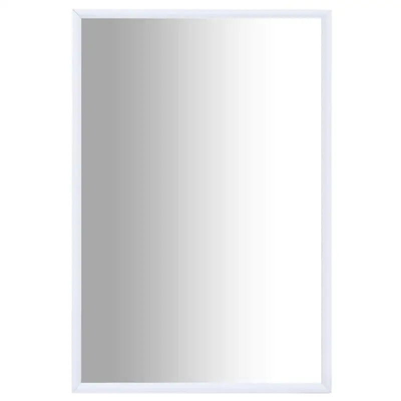 Minimalistische spiegel met glas en PVC-frame voor thuisdecoratie - Wit / 60 x 40 cm / 1 - Spiegels