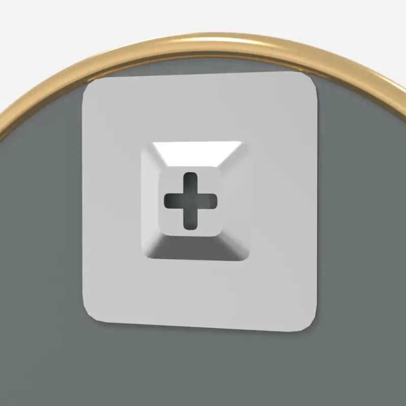 Minimalistische wandspiegel met duidelijke weerspiegeling en duurzaam PVC frame - Spiegels