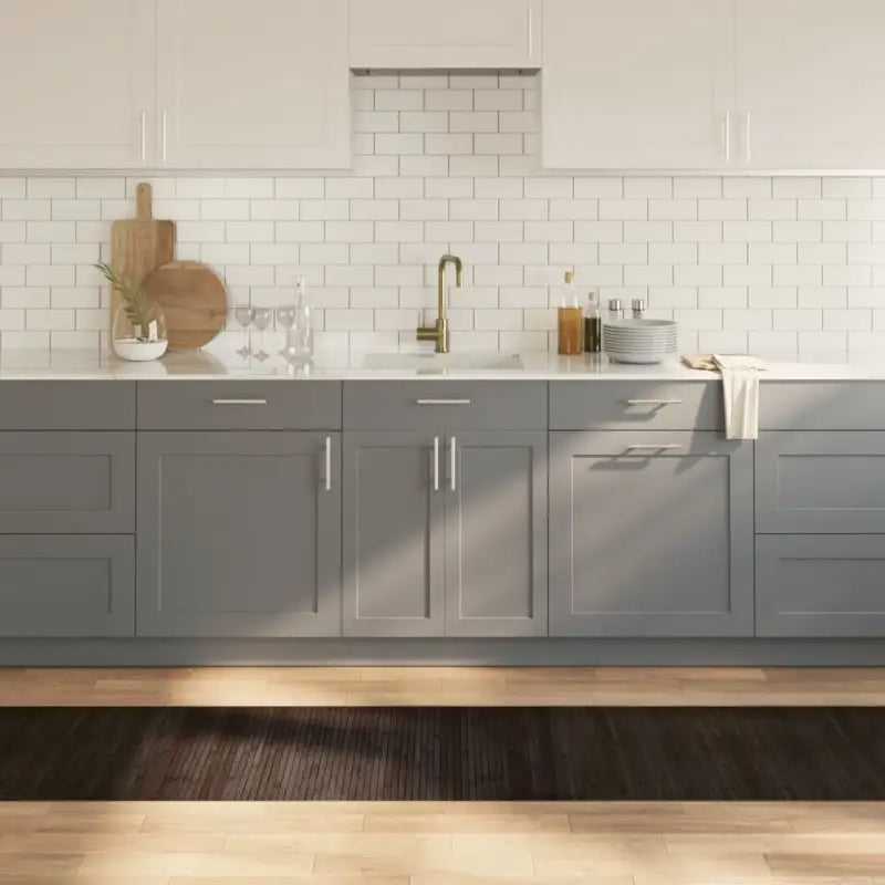 Modern bamboe vloerkleed in neutrale kleuren voor een natuurlijke uitstraling - Donkerbruin / 60 x 400 cm - Vloerkleden