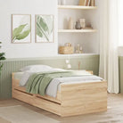Modern bedframe met lades van bewerkt hout voor jouw slaapkamer - Sonoma eiken / 90 x 200 cm - Bedden & bedframes