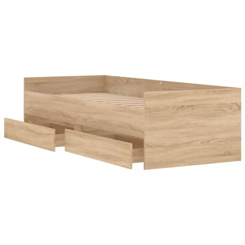 Modern bedframe met lades van bewerkt hout voor jouw slaapkamer - Bedden & bedframes