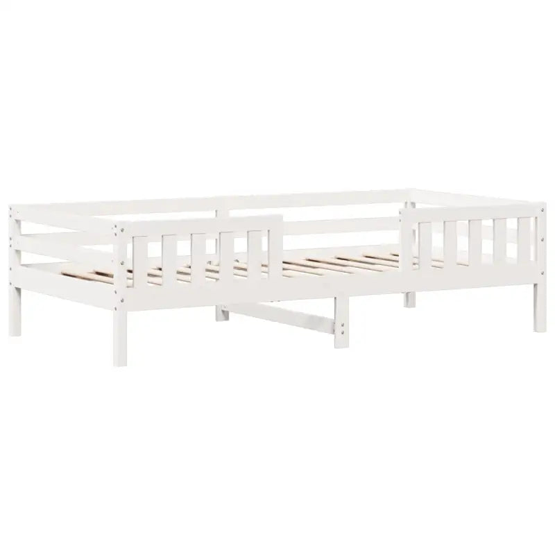 Modern bedframe met multiplex lattenbodem in massief grenenhout - Bedden & bedframes
