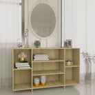 Modern dressoir met bewerkt hout en schappen voor interieurbijwerking - Sonoma eiken / 1 - Dressoirs & buffetkasten