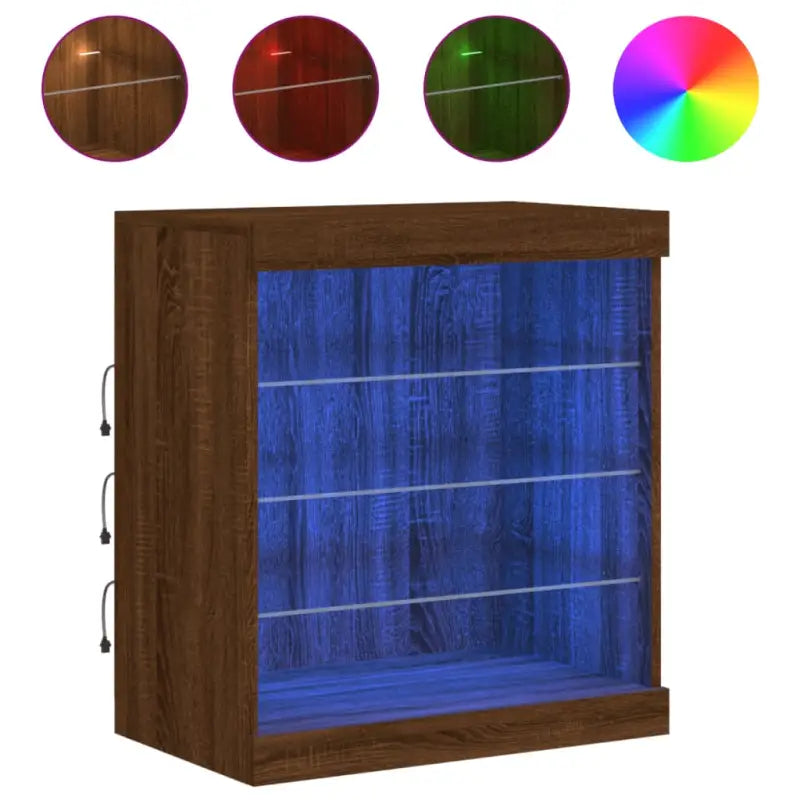 Modern dressoir met LED-verlichting en duurzame houten afwerking - Dressoirs & buffetkasten