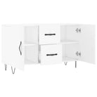 Modern dressoir met metalen poten en bewerkt hout voor een tijdloze uitstraling - Dressoirs & buffetkasten