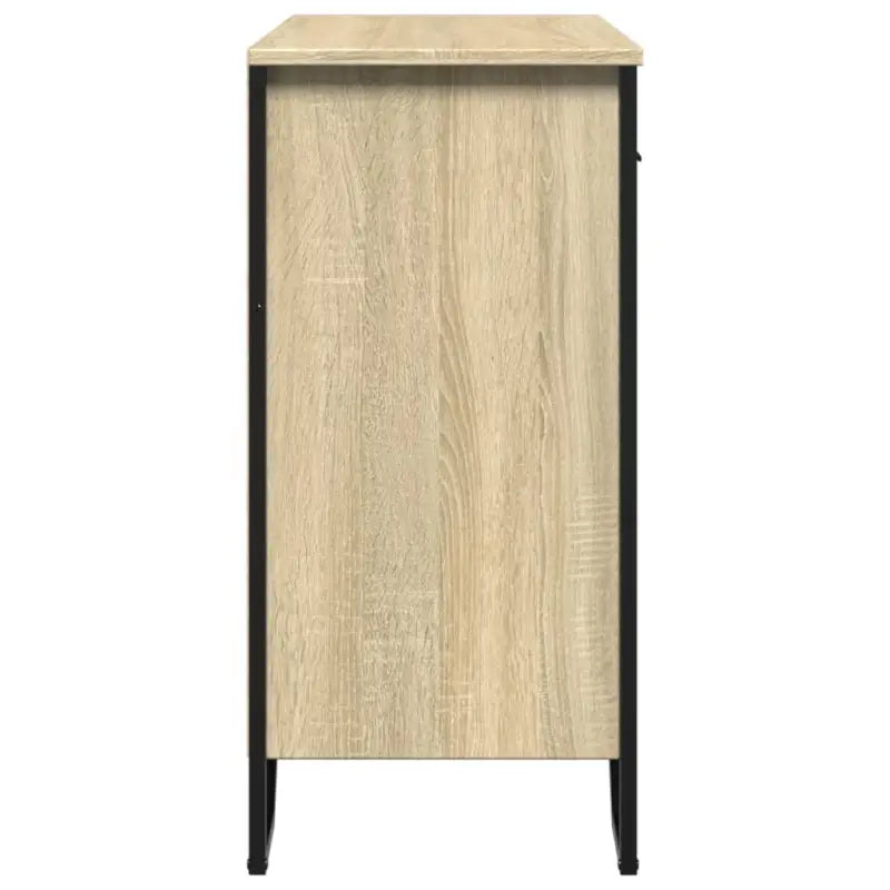 Modern dressoir met metalen poten en bewerkt hout voor een tijdloze uitstraling - Dressoirs & buffetkasten