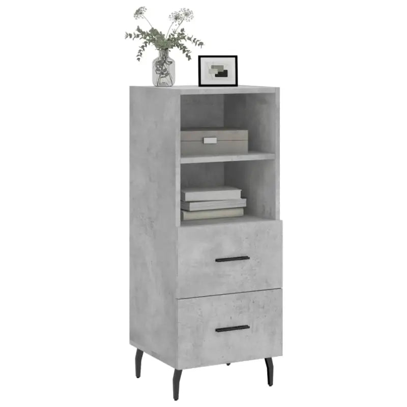 Modern dressoir met metalen poten en bewerkt hout voor een tijdloze uitstraling - Dressoirs & buffetkasten