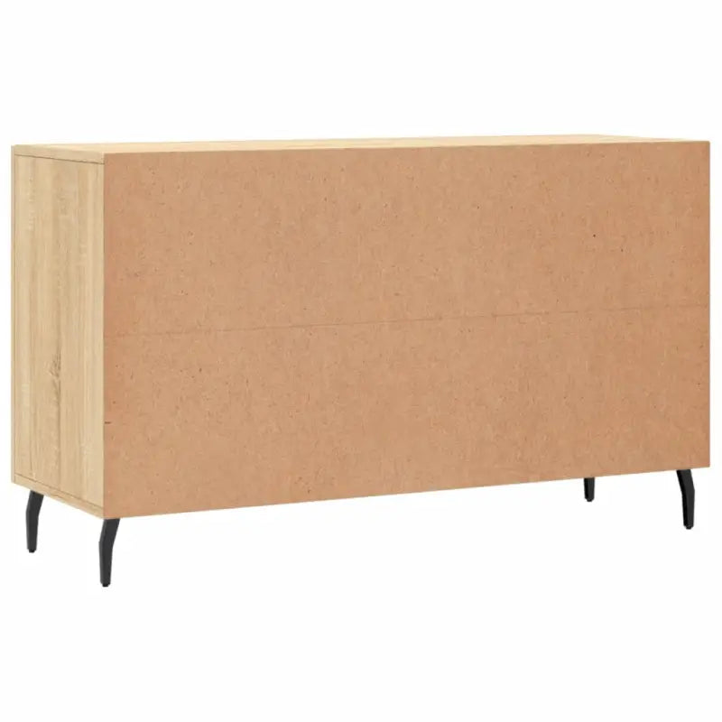 Modern dressoir met metalen poten en bewerkt hout voor een tijdloze uitstraling - Dressoirs & buffetkasten