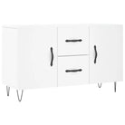 Modern dressoir met metalen poten en bewerkt hout voor een tijdloze uitstraling - Dressoirs & buffetkasten