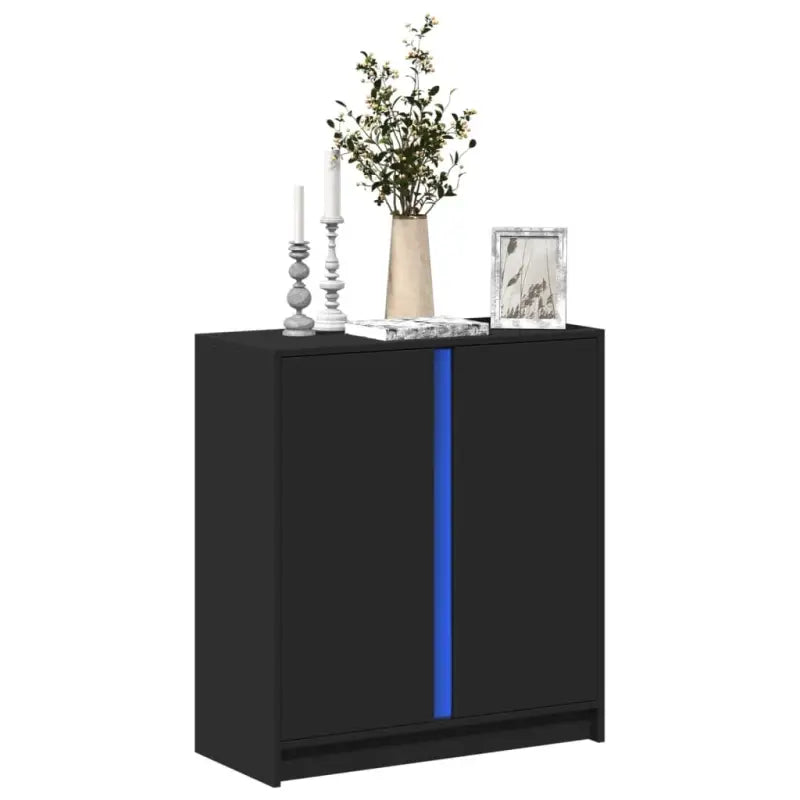 Modern dressoir met rgb led-verlichting en bewerkt hout for een stijlvol interieur - Dressoirs & buffetkasten
