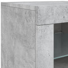Modern dressoir met RGB LED-verlichting en duurzaam bewerkt hout - Dressoirs & buffetkasten