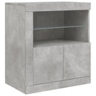 Modern dressoir met RGB LED-verlichting en duurzaam bewerkt hout - Dressoirs & buffetkasten
