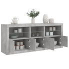 Modern dressoir met RGB LED-verlichting en duurzaam bewerkt hout - Dressoirs & buffetkasten