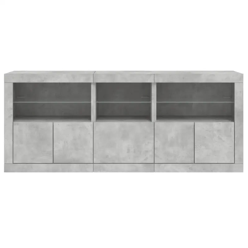 Modern dressoir met RGB LED-verlichting en duurzaam bewerkt hout - Dressoirs & buffetkasten