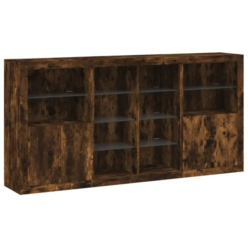 Modern dressoir met rgb led-verlichting en duurzaam bewerkt hout - Dressoirs & buffetkasten