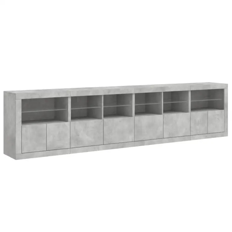 Modern dressoir met rgb led-verlichting en duurzaam bewerkt hout - Dressoirs & buffetkasten