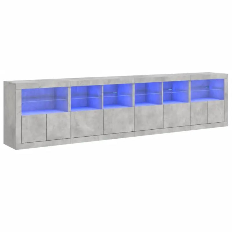 Modern dressoir met rgb led-verlichting en duurzaam bewerkt hout - Dressoirs & buffetkasten