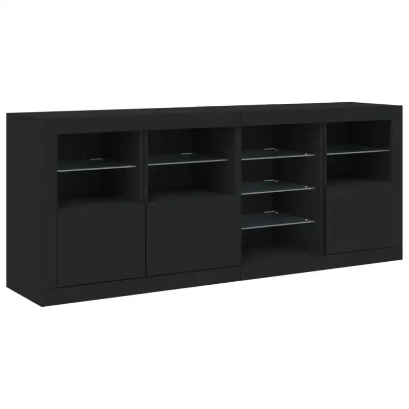 Modern dressoir met rgb led-verlichting en duurzame bewerkte houtoppervlakte - Dressoirs & buffetkasten