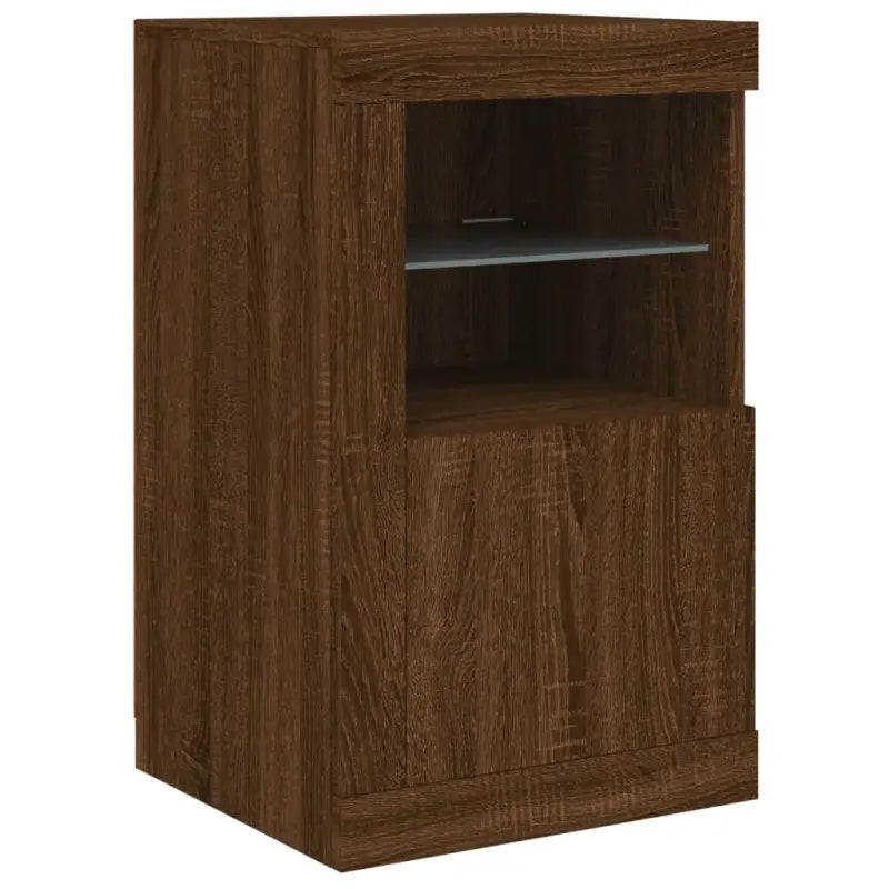 Modern dressoir met rgb led-verlichting en duurzame bewerkte hout afwerking - Dressoirs & buffetkasten